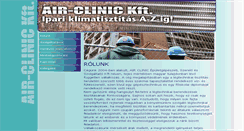 Desktop Screenshot of airclinic.hu